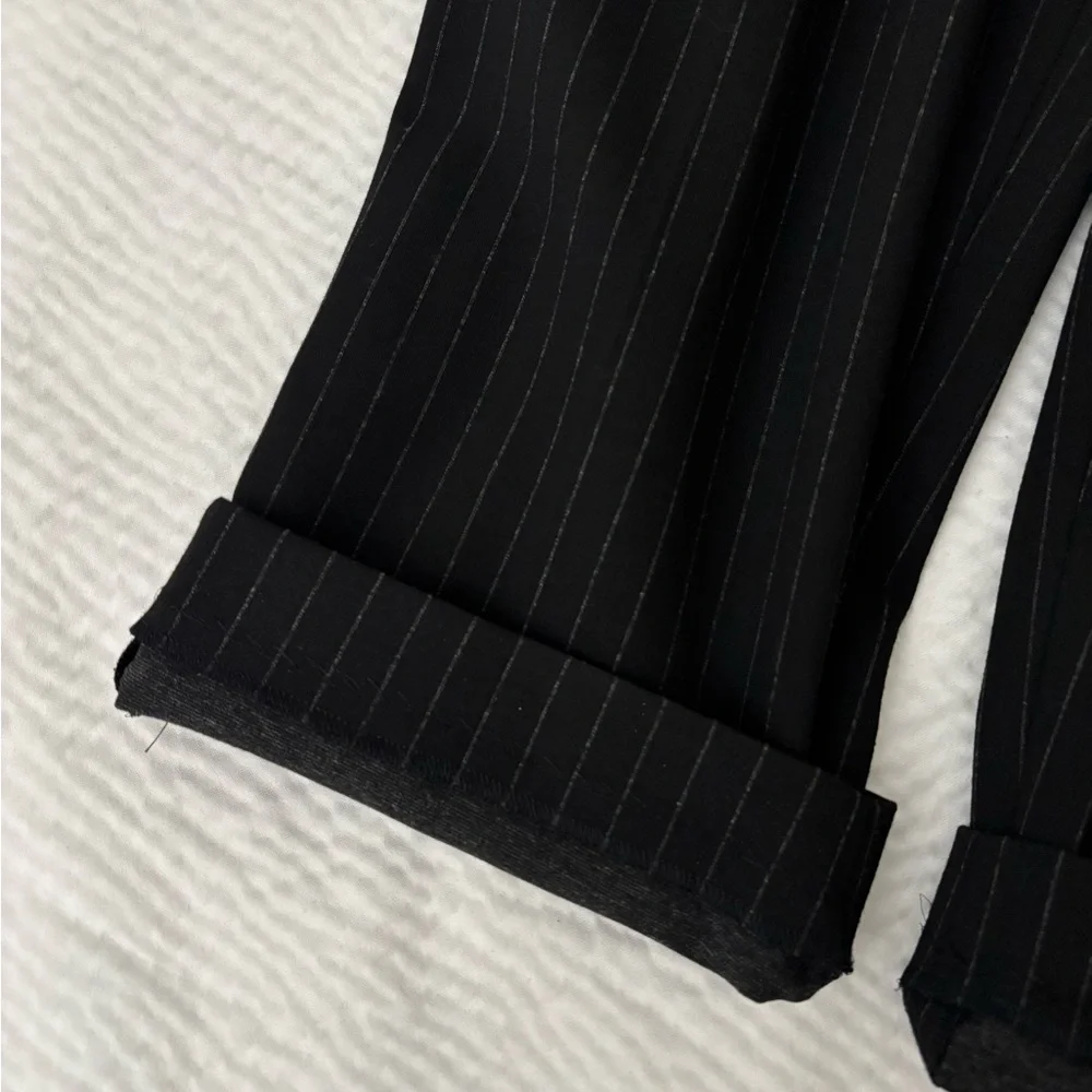 Hugo Boss Jolise Pinstripe Stretch Slim Leg Pant Suit